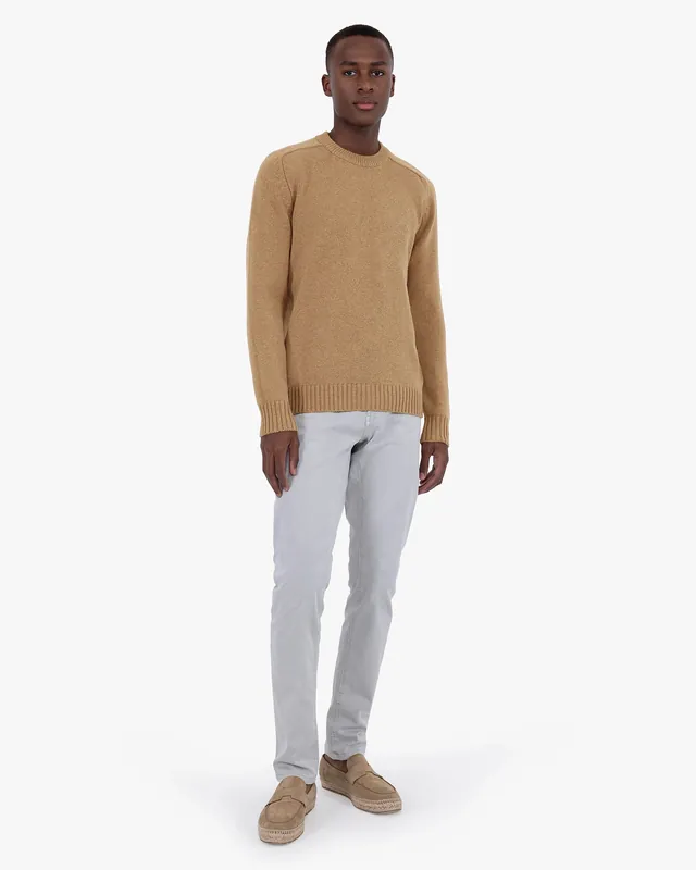 Men's Moritz Crew Neck Sweater - Hazelnut
