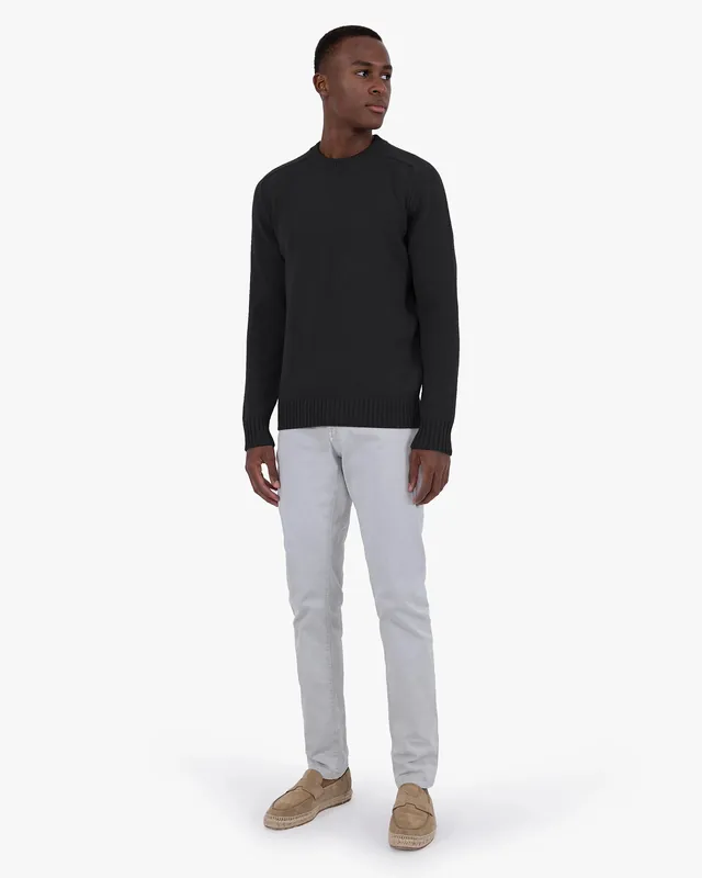 Men's Moritz Crew Neck Sweater - Black