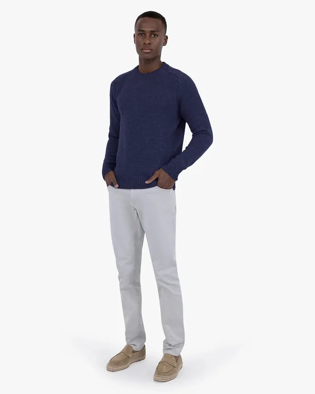 Men's Moritz Crew Neck Sweater - Blue