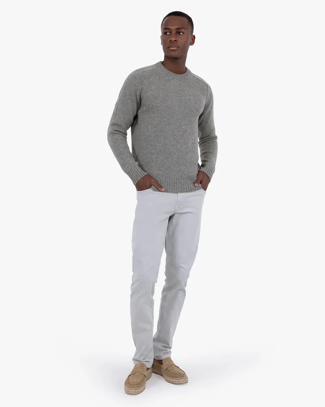 Men's Moritz Crew Neck Sweater - Grey
