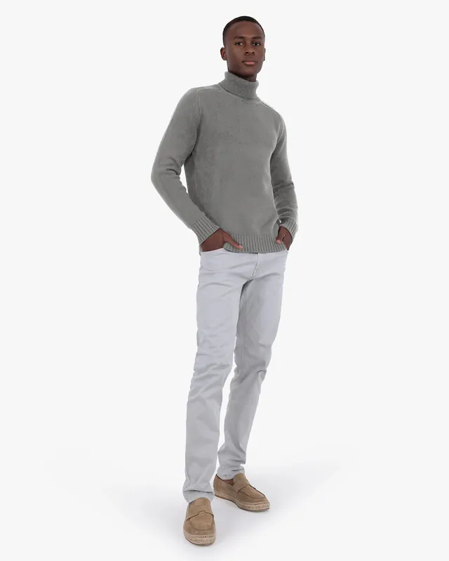 Men's Moritz Turtleneck Sweater - Grey