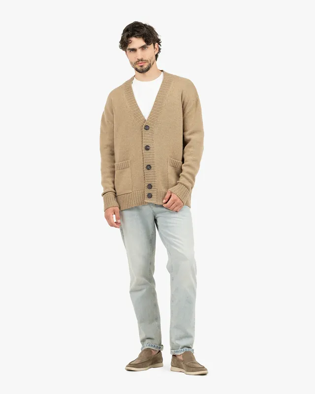 Men's Moritz Maxi Cardigan - Hazelnut