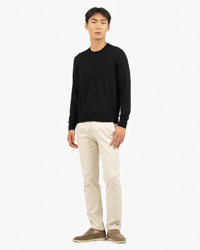 Men's Belmond Crew Neck Sweater - Black