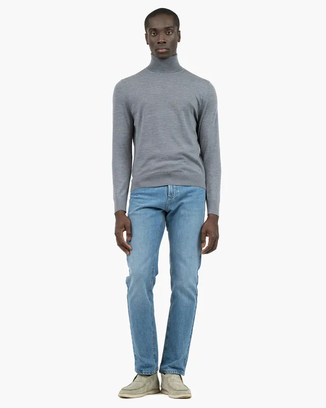 Men's Belmond Turtleneck Sweater - Grey