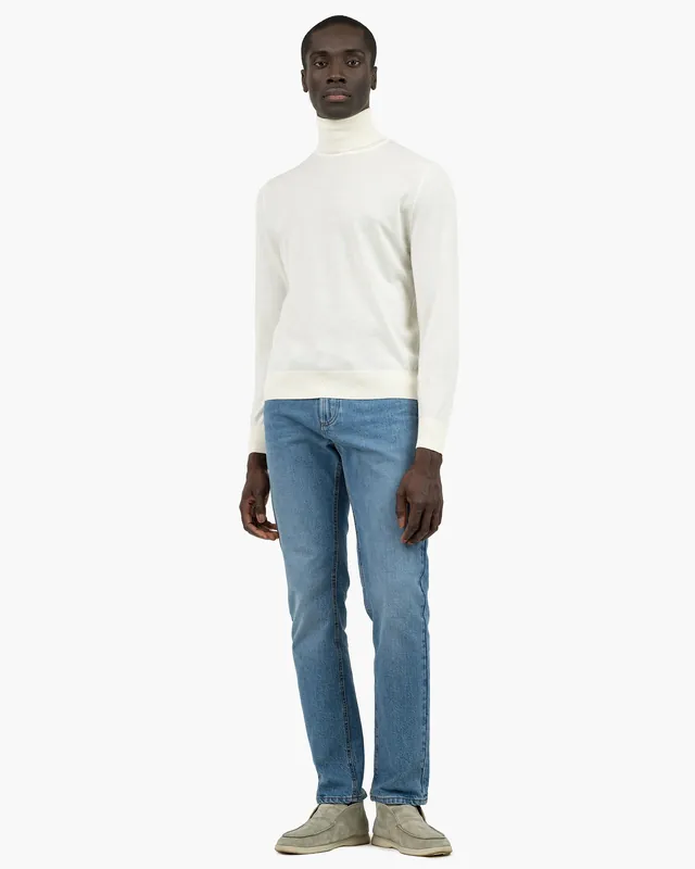 Men's Belmond Turtleneck Sweater - White