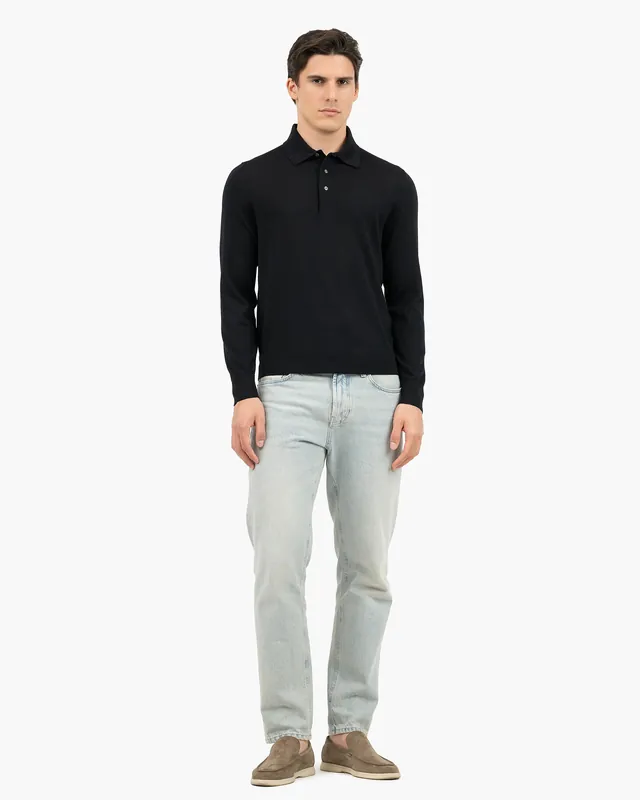Men's Belmond Polo Sweater - Black