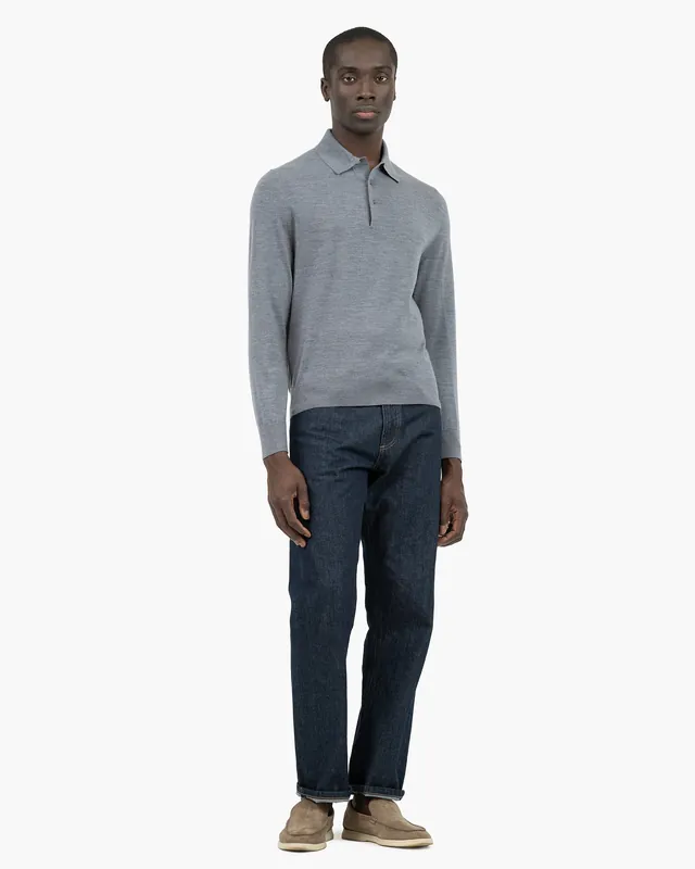 Men's Belmond Polo Sweater - Grey