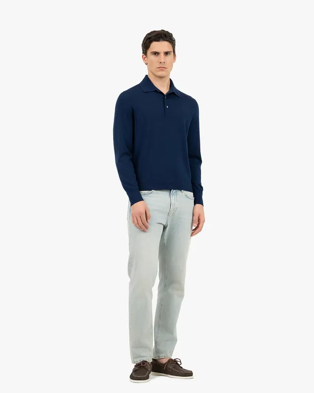 Men's Belmond Polo Sweater - Blue