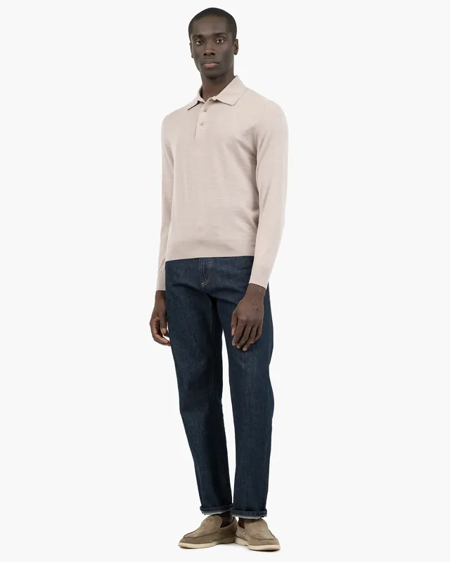 Men's Belmond Polo Sweater - Beige