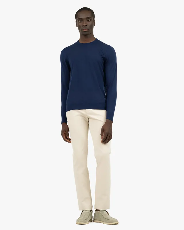 Men's Ritz Crew Neck Sweater - Blue
