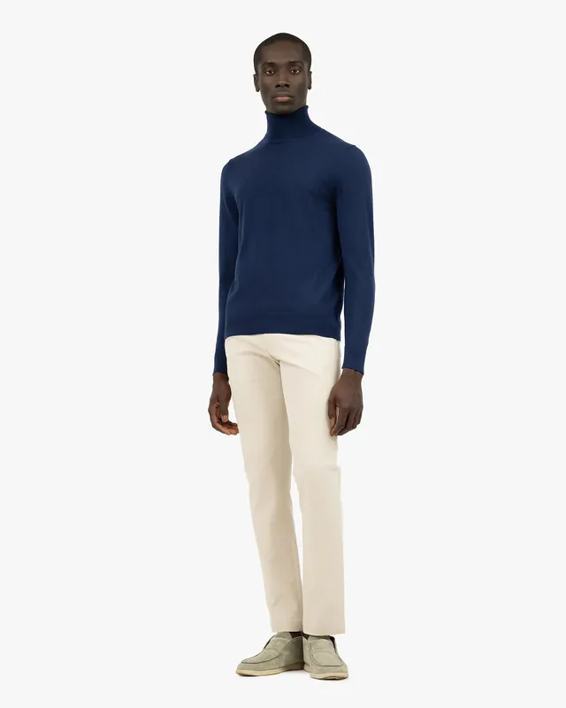 Men's Ritz Turtleneck Sweater - Blue
