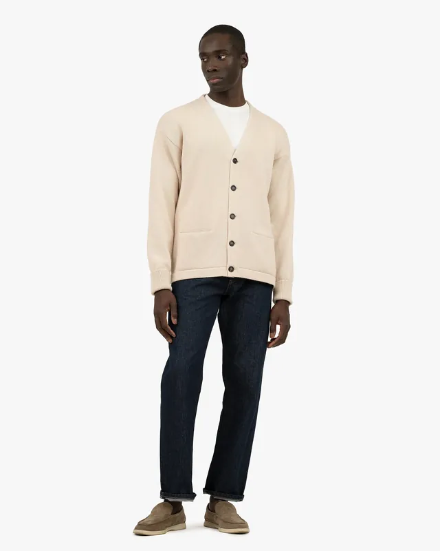 Men's Beacon Cardigan - Light Beige