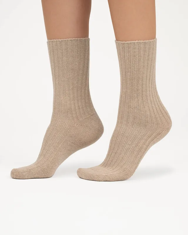 Women's Essential Socks - Beige