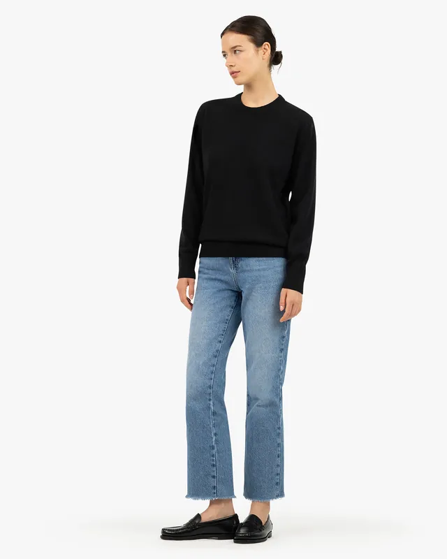 Essential Boyfriend Sweater - Black