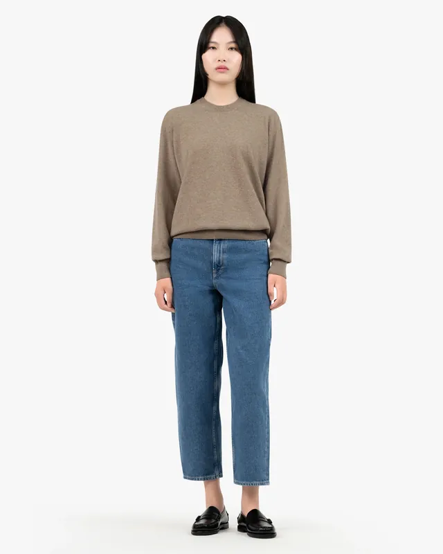Essential Boyfriend Sweater - Taupe