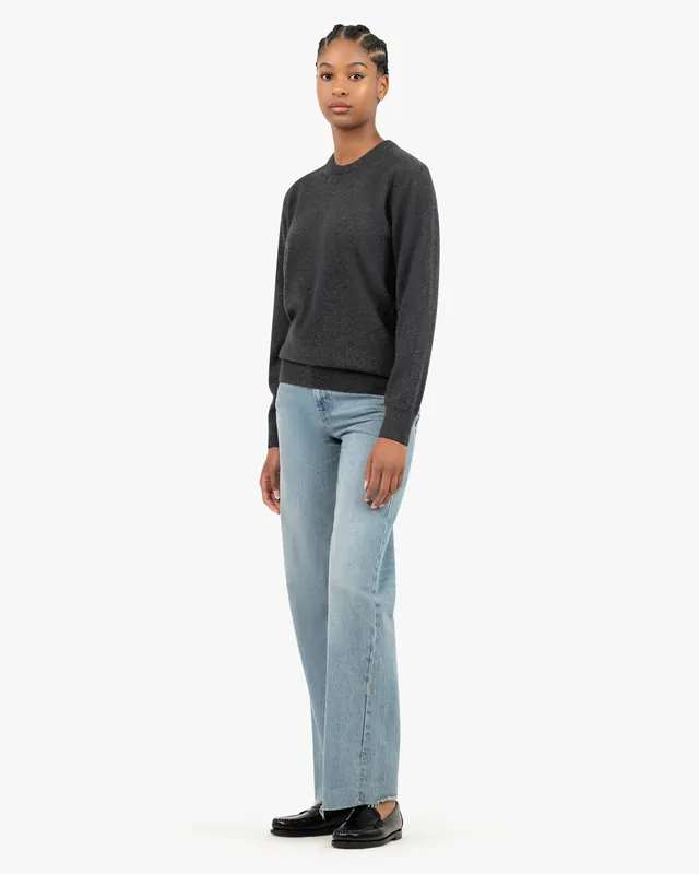 Essential Boyfriend Sweater - Charcoal
