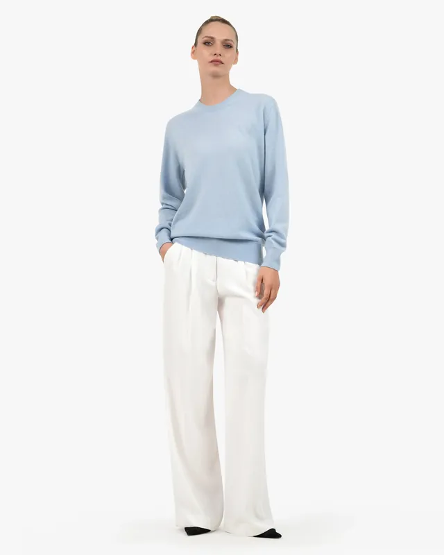 Essential Boyfriend Sweater - Light Blue
