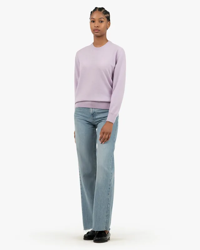 Essential Boyfriend Sweater - Lilac