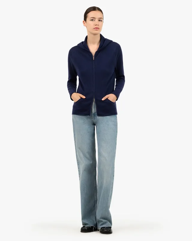 Women's Salò Zip Hoodie - Blue