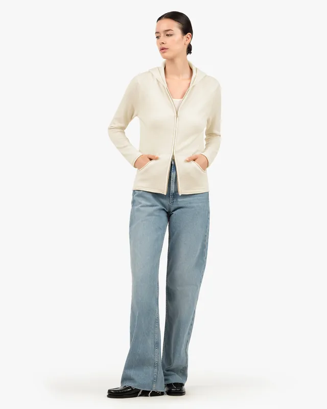 Women's Salò Zip Hoodie - White