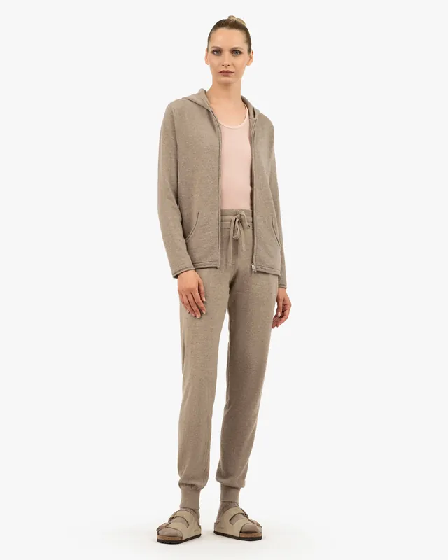 Women's Salò Zip Hoodie - Taupe