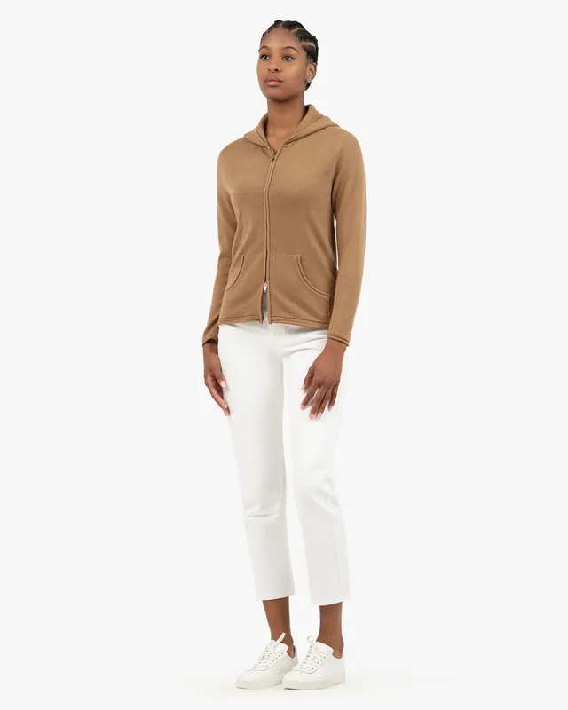 Women's Salò Zip Hoodie - Camel