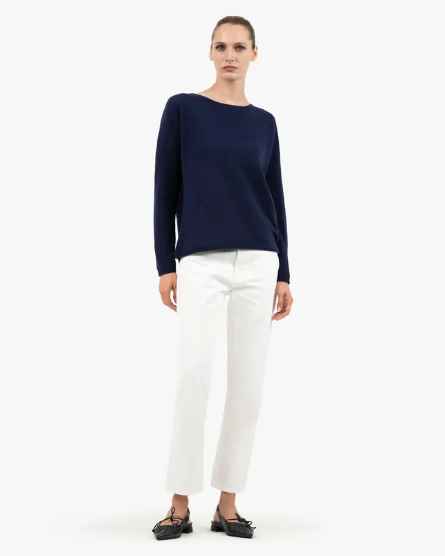 Lightness Crew Neck Sweater - Blue