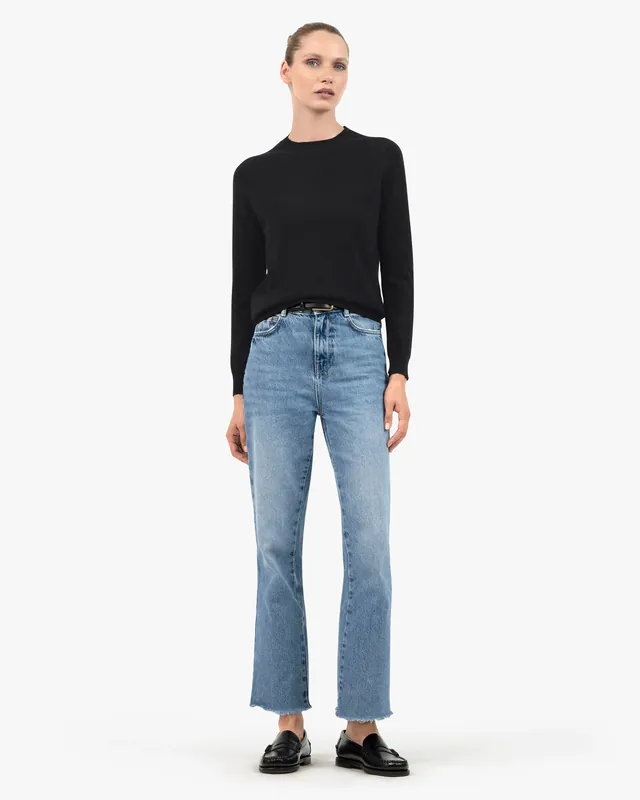 Women's Tribeca Crew Neck Sweater - Black