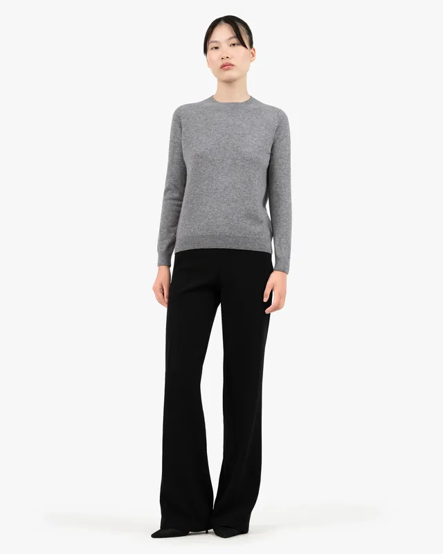 Women's Tribeca Crew Neck Sweater - Medium Grey