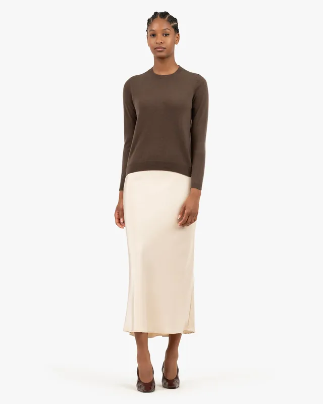 Women's Tribeca Crew Neck Sweater - Brown