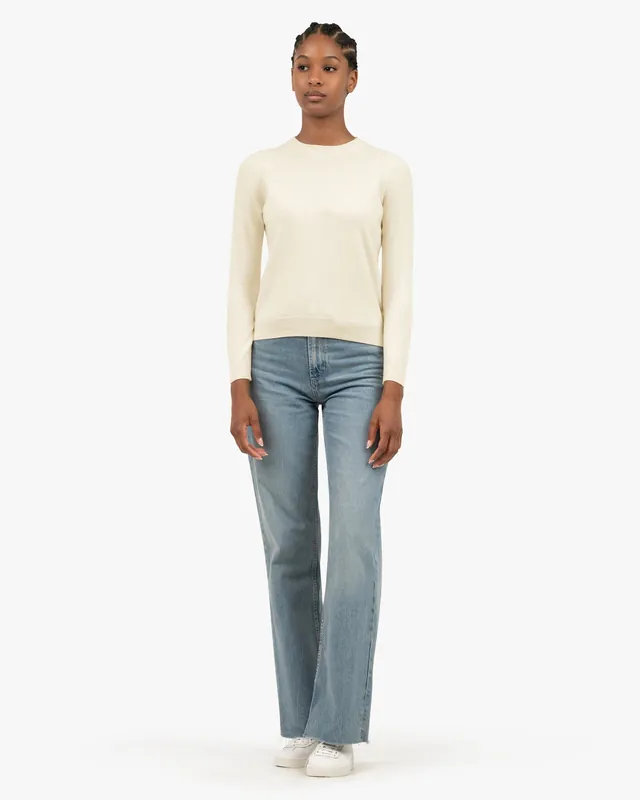 Women's Tribeca Crew Neck Sweater - White