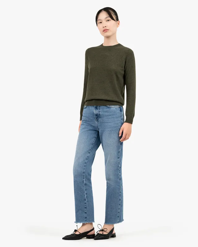 Women's Tribeca Crew Neck Sweater - Green