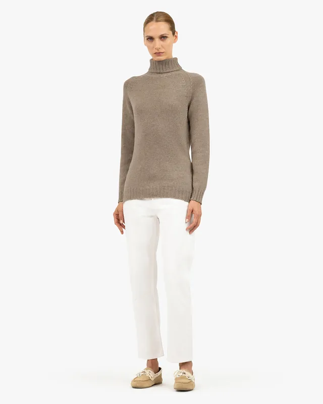Women's Parksville Turtleneck Sweater - Taupe