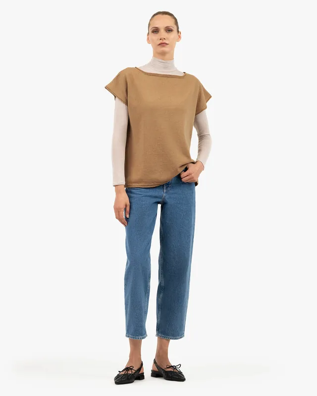 Siena Top Sweater - Camel