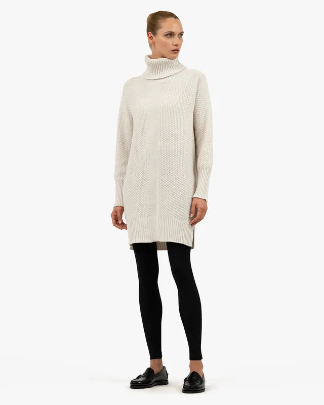 Women's Dalmar Turtleneck Sweater - White