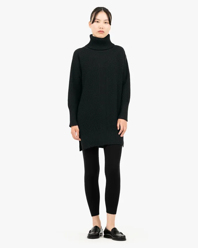 Women's Dalmar Turtleneck Sweater - Black
