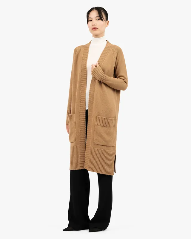 Dalmar Long Cardigan - Camel