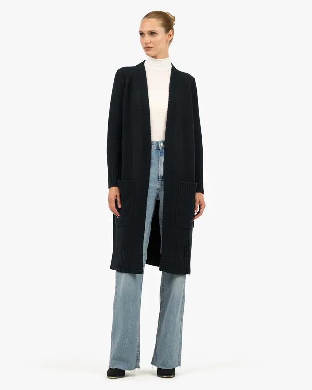Dalmar Long Cardigan - Black