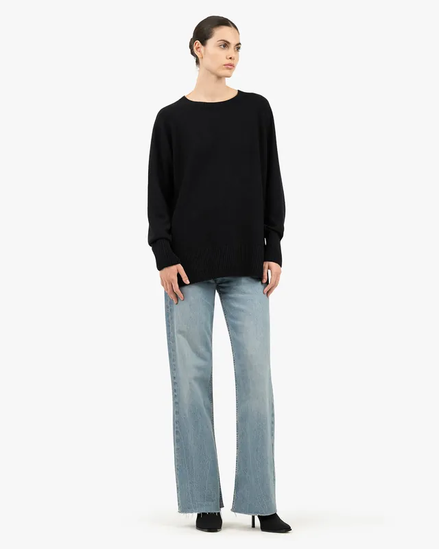 Mosel Maxi Boat Neck - Black