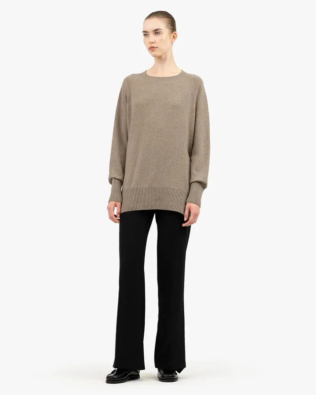 Mosel Maxi Boat Neck - Taupe
