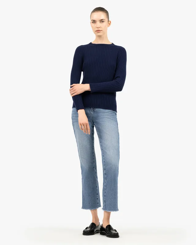 Women's Brera Crew Neck Sweater - Blue