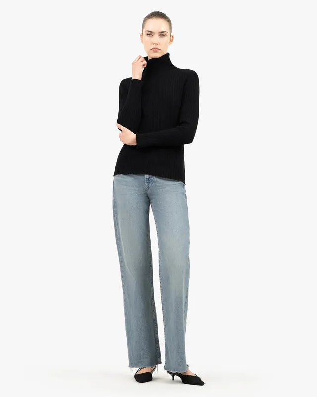Women's Brera Turtleneck Sweater - Black