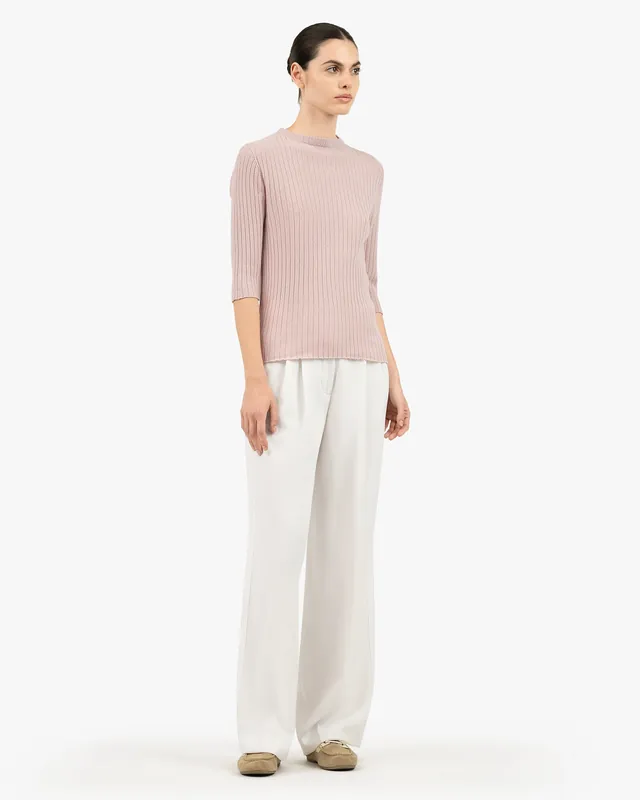 Brera 3/4 Sleeves Sweater - Rose