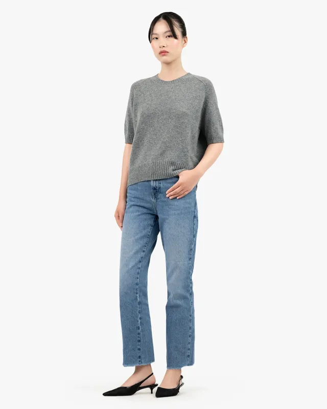 Women's Dolomiti Tee - Medium Grey