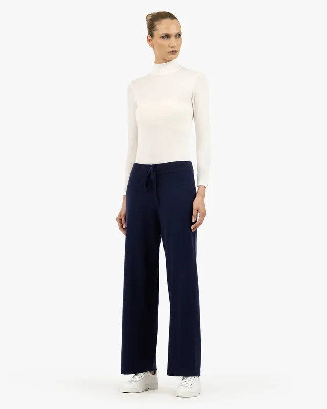 Palazzo Sweatpants - Blue