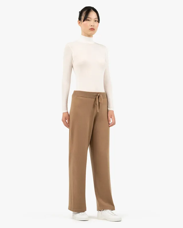 Palazzo Sweatpants - Camel