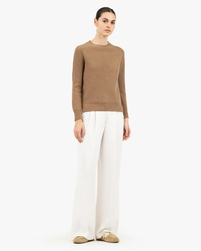 Women's Sorapis Crew Neck Sweater - Camel