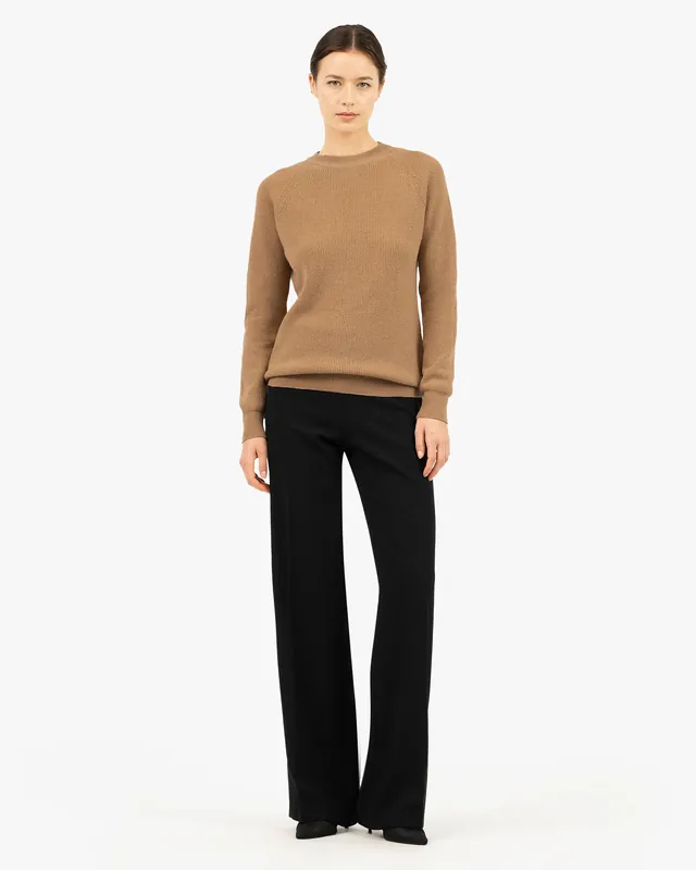 Women's Garisenda Crew Neck Sweater - Camel