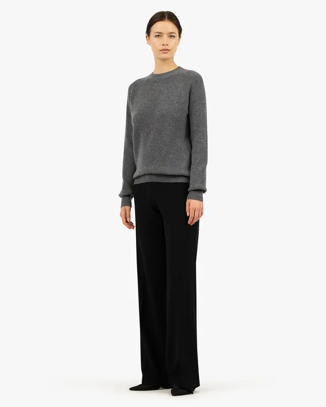 Women's Garisenda Crew Neck Sweater - Medium Grey