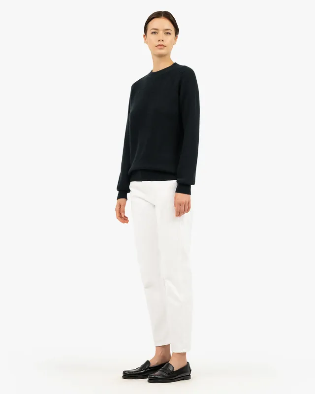 Women's Garisenda Crew Neck Sweater - Black